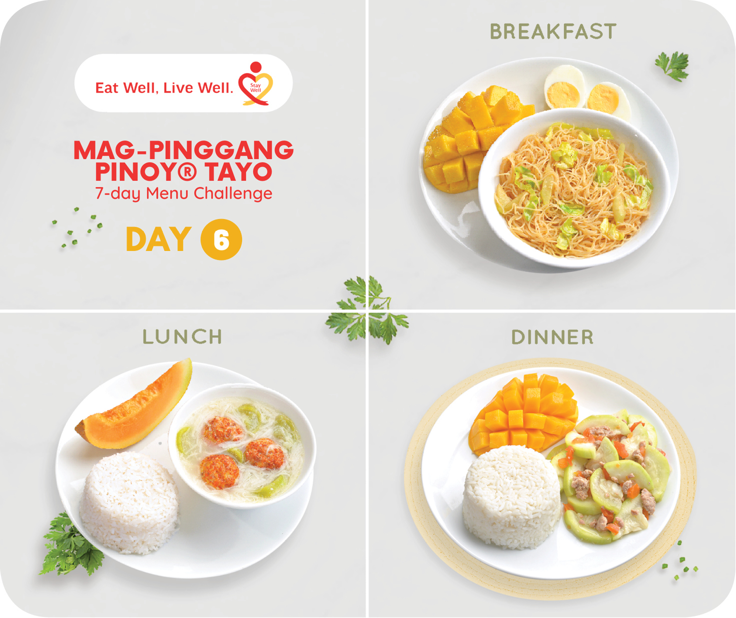 Day 6 Mag-Pinggang Pinoy® Tayo 7-day Menu Challenge