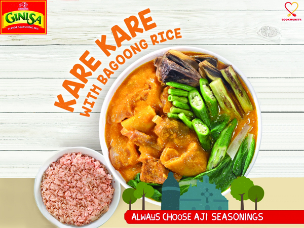 Kare kare with Bagoong Rice