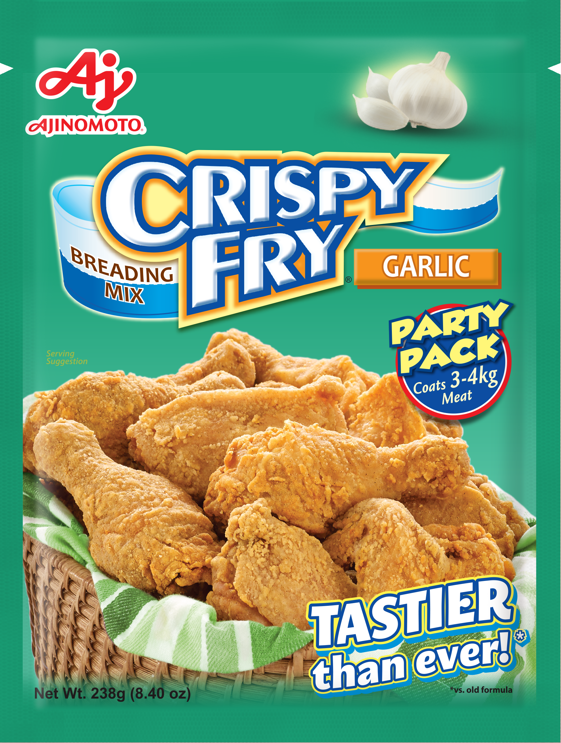 2D CF GARLIC 238g FRONT