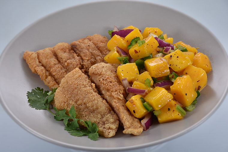 Fish-Fillet-in-Mango-Salsa Fish-Fillet-in-Mango-Salsa