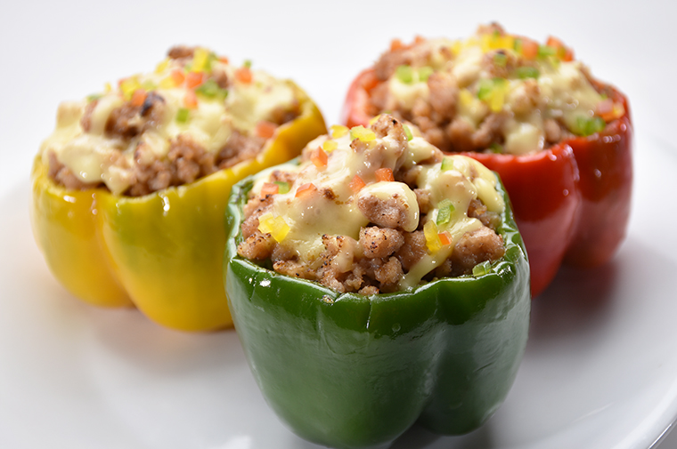 STUFFED BREAKFAST PEPPERS
