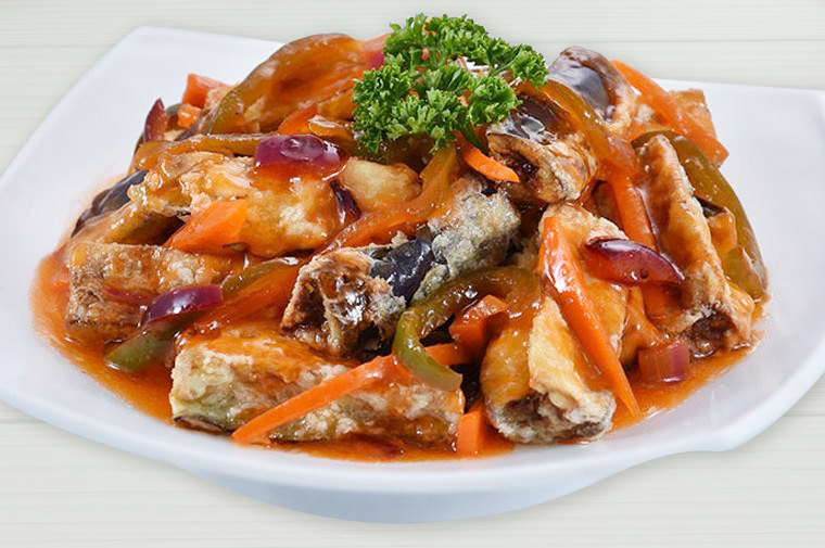 Sweet and Sour Eggplant