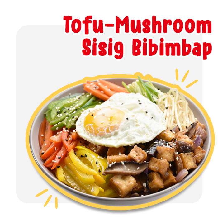 Tofu-Mushroom Sisig Bibimbap