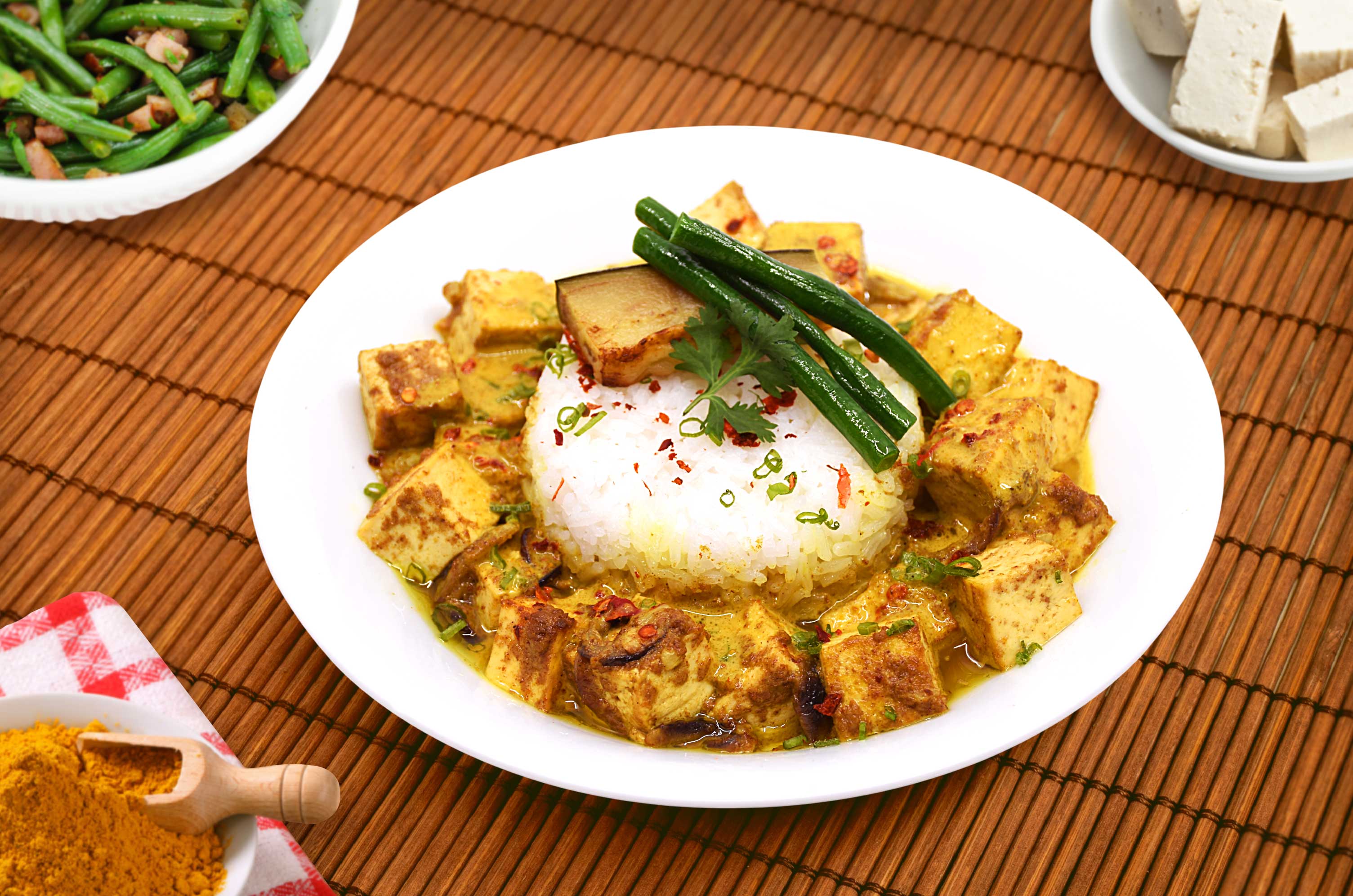 TOFU IN CURRY SAUCE