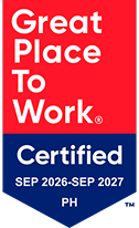 Great Place To Work Certified, Sep 2026 - Sep 2027, Philippines